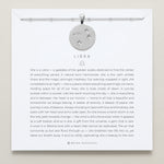 Bryan Anthonys Silver Libra Zodiac Necklace On Card