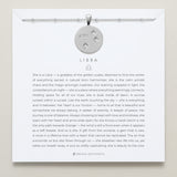 Bryan Anthonys Silver Libra Zodiac Necklace On Card