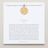 Bryan Anthonys Gold Scorpio Zodiac Necklace On Card