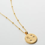 Bryan Anthonys Gold Scorpio Zodiac Necklace Macro