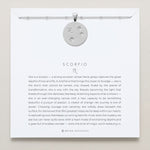 Bryan Anthonys Silver Scorpio Zodiac Necklace On Card