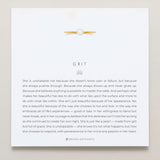 Bryan Anthonys Grit Pearl Gold Ring On Card
