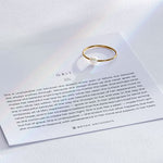 Bryan Anthonys Grit Pearl Gold Ring On Card
